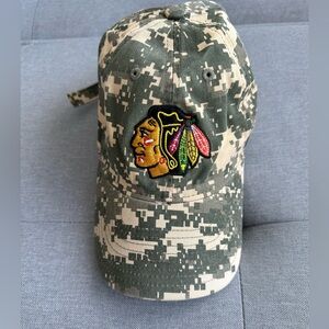 Chicago Blackhawks Hat Cap Strap Back Mens One Size Digital Camo NHL
⁩